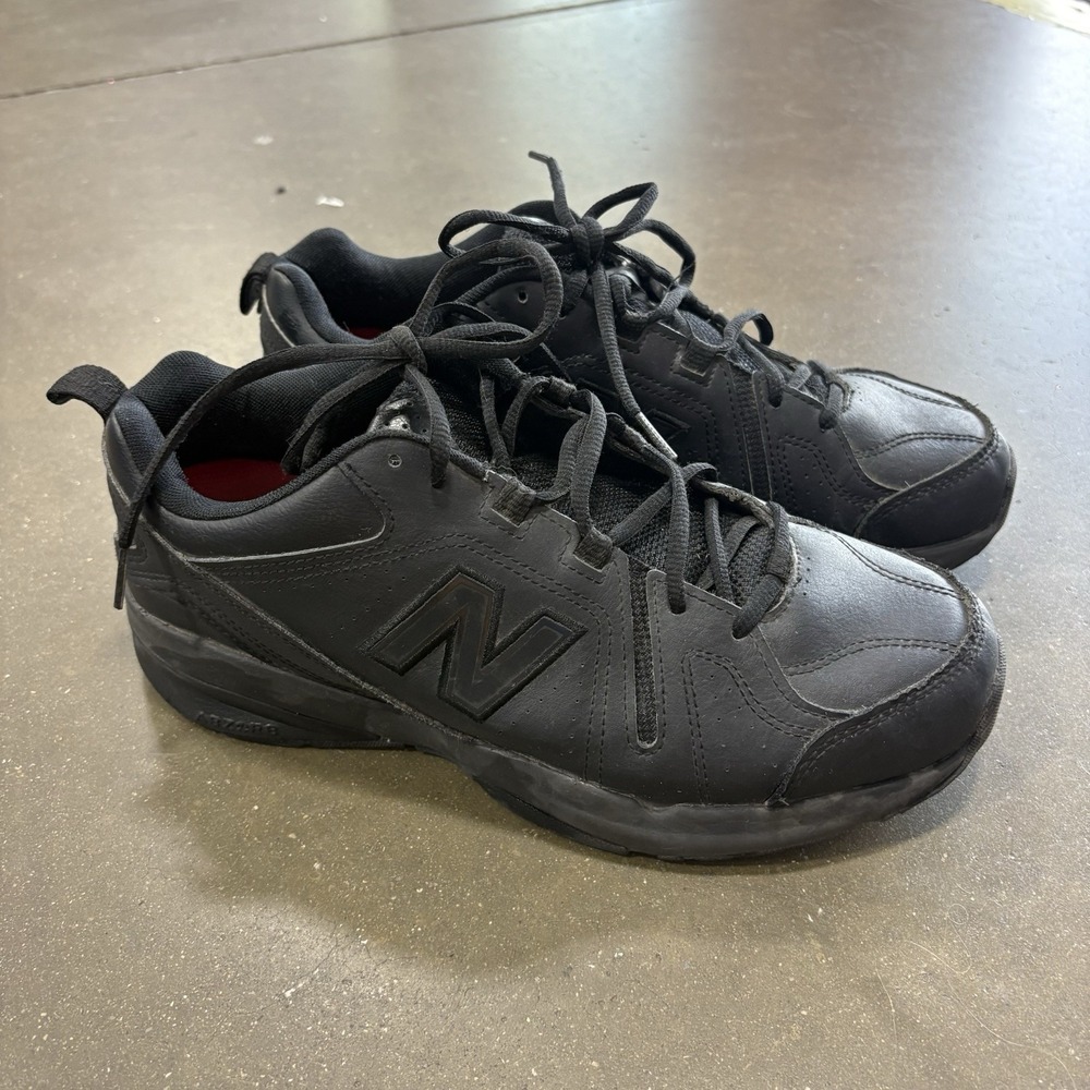 New Balance MX608v5 Men's Athletic Slip Resistant Shoes 10.5 EEEE 4E Black READ
